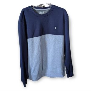 Izod Men's Navy Blue & Gray Sweatshirt Size XL